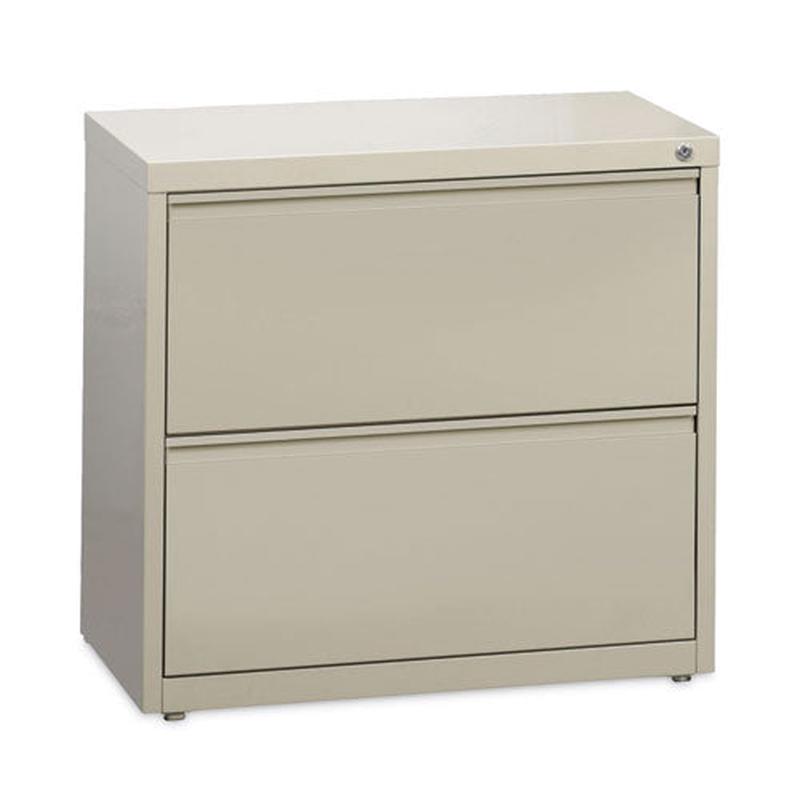 Lateral File Cabinet, 2 Letter-legal-a4-size File Drawers, Putty, 30 X 18.62 X 28