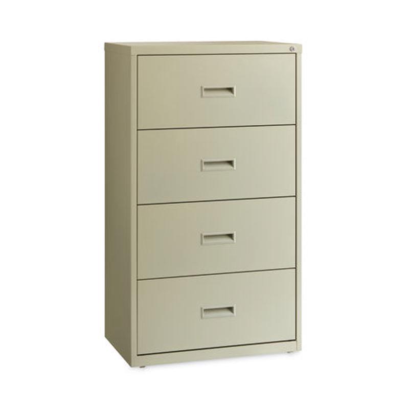 Lateral File Cabinet, 4 Letter-legal-a4-size File Drawers, Putty, 30 X 18.62 X 52.5