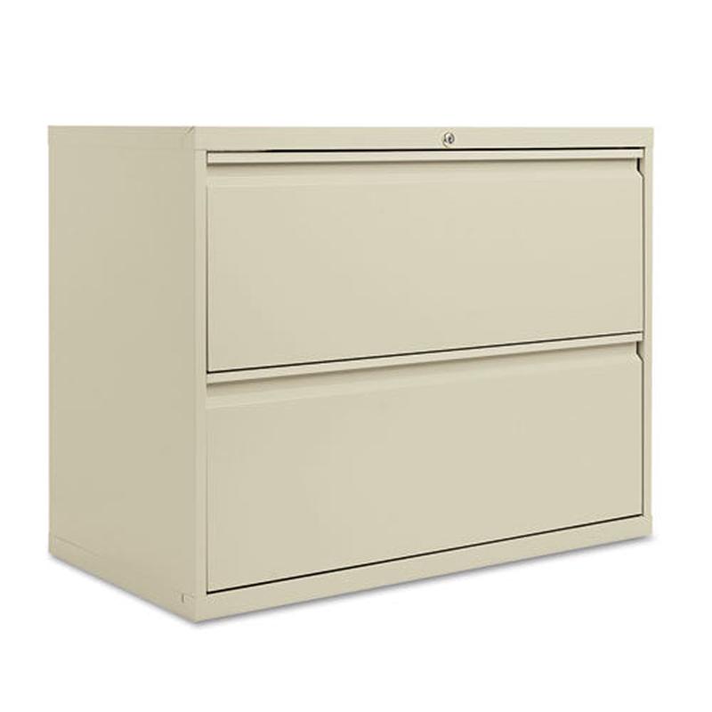 Lateral File, 2 Legal-letter-size File Drawers, Putty, 36" X 18" X 28"