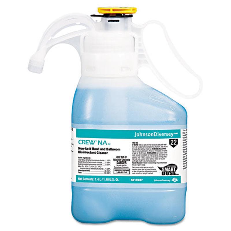 Crew Non-acid Bowl And Bathroom Disinfectant Cleaner, Floral, 47.3 Oz, 2-carton