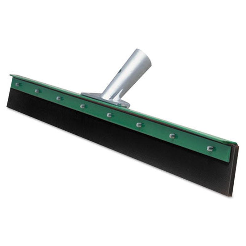 Aquadozer Heavy Duty Floor Squeegee, 30 Inch Blade, Green-black Rubber, Straight