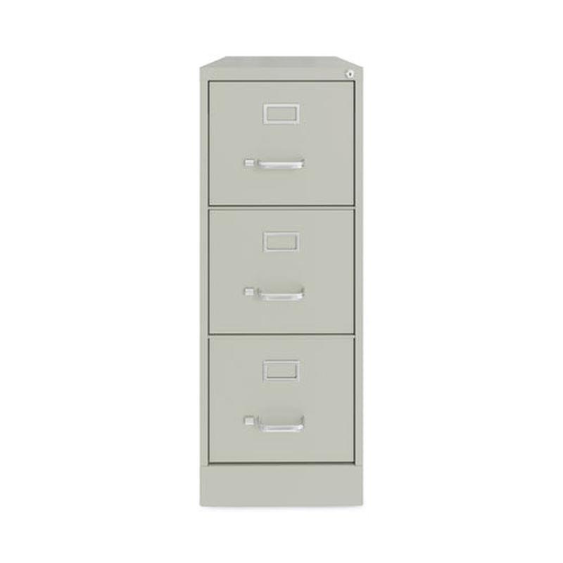 Vertical Letter File Cabinet, 3 Letter-size File Drawers, Light Gray, 15 X 22 X 40.19