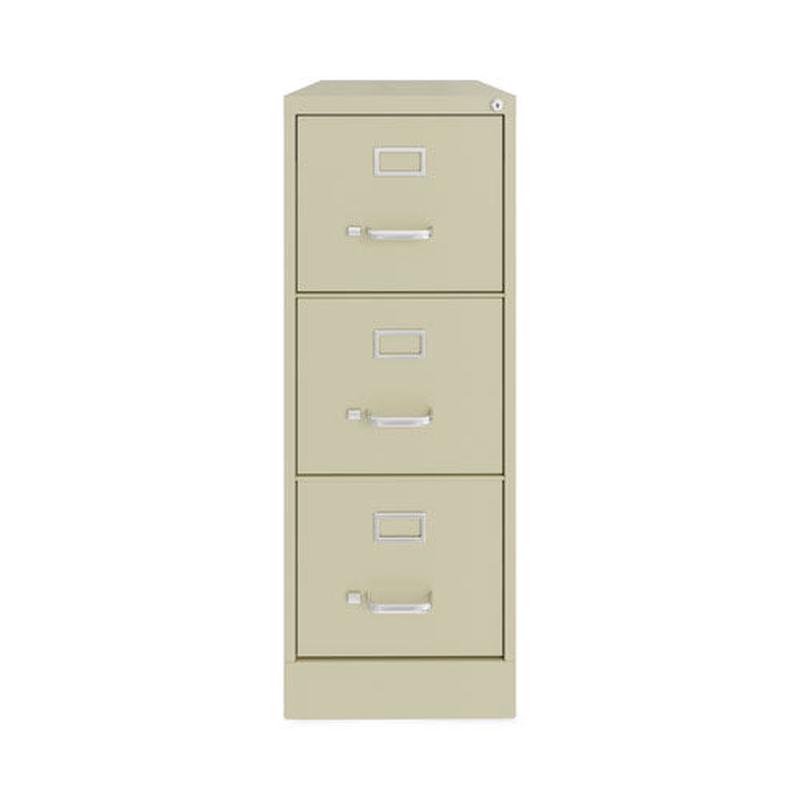Vertical Letter File Cabinet, 3 Letter-size File Drawers, Putty, 15 X 22 X 40.19