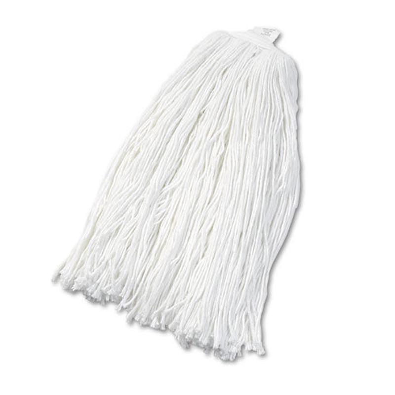 Cut-end Wet Mop Head, Rayon, No. 32, White, 12-carton