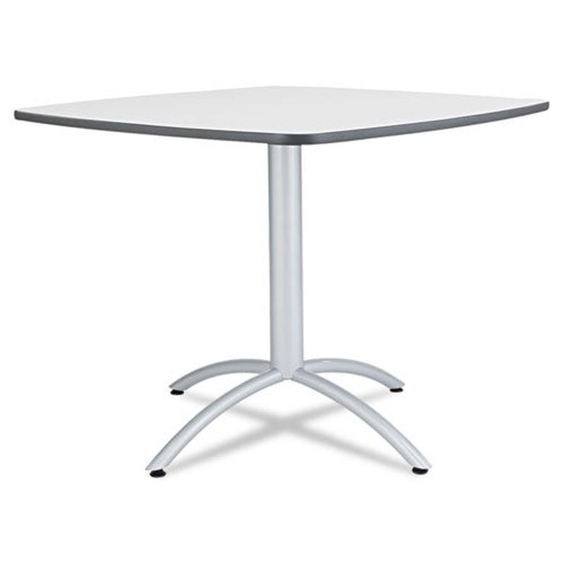 Cafworks Table, 36w X 36d X 30h, Gray-silver