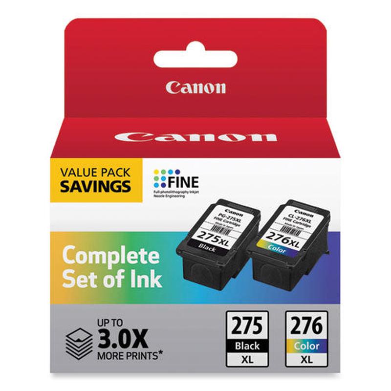 4981c008 (pg-275xl-cl-276xl) High-yield Multipack Ink, Black-tri-color