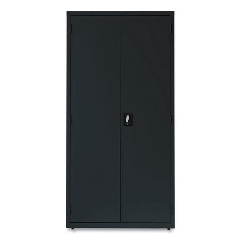 Fully Assembled Storage Cabinets, 5 Shelves, 36" X 18" X 72", Black