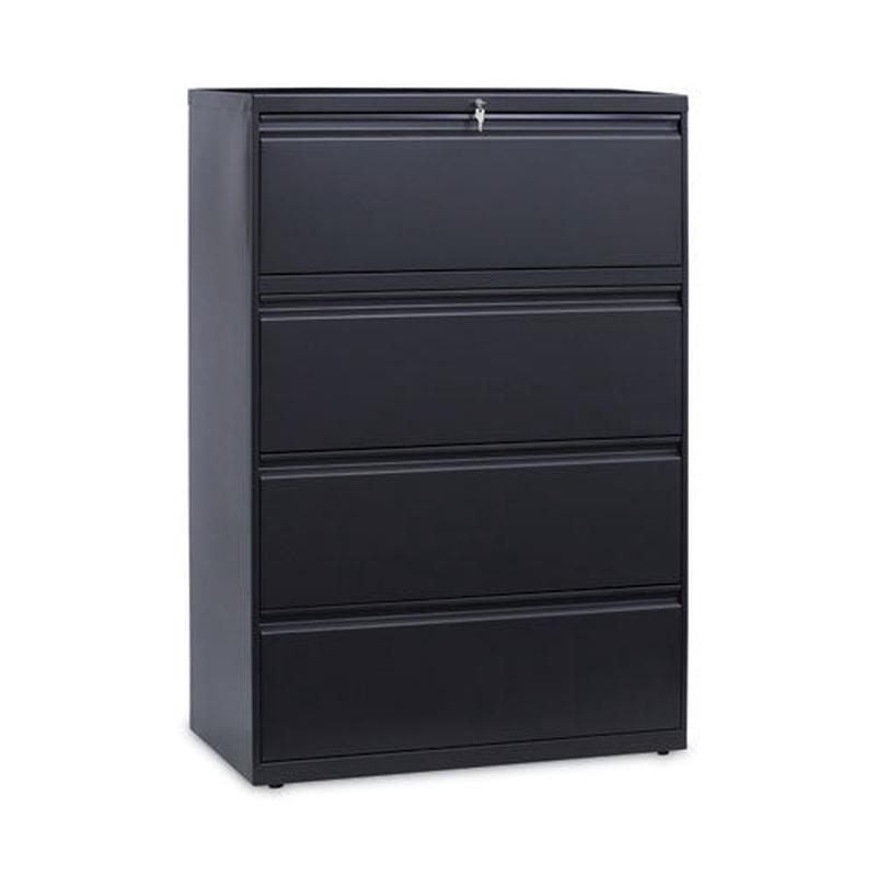 Lateral File, 4 Legal-letter-a4-a5-size File Drawers, Charcoal, 36" X 18" X 52.5"