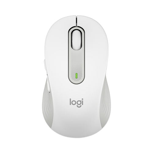 Signature M650 For Business Wireless Mouse, 2.4 Ghz Frequency, 33 Ft Wireless Range, Large, Right Hand Use, Off White