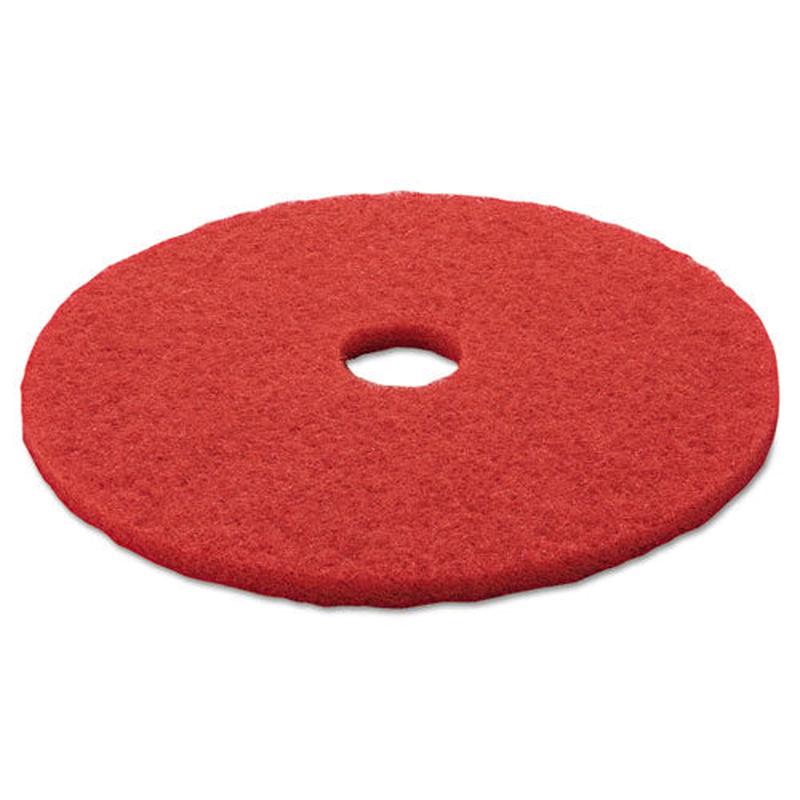 Low-speed Buffer Floor Pads 5100, 20" Diameter, Red, 5-carton