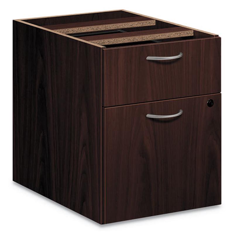 Foundation 3-4 Hanging Pedestal File, 15.42w X 20.41d X 20.58h, Mahogany