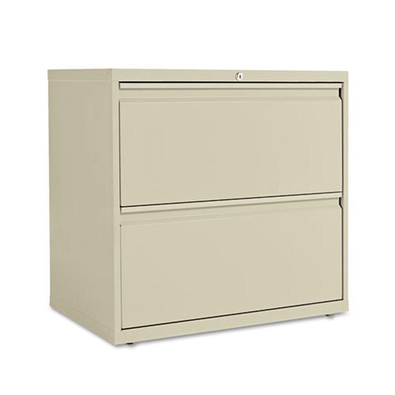 Lateral File, 2 Legal-letter-size File Drawers, Putty, 30" X 18" X 28"