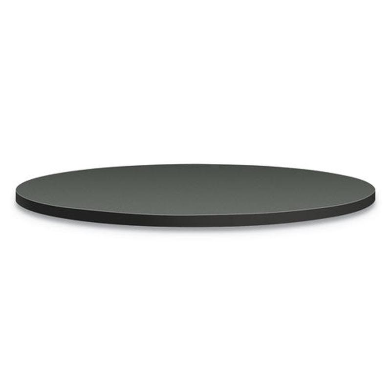 Between Round Table Tops, 36" Dia., Steel Mesh-charcoal