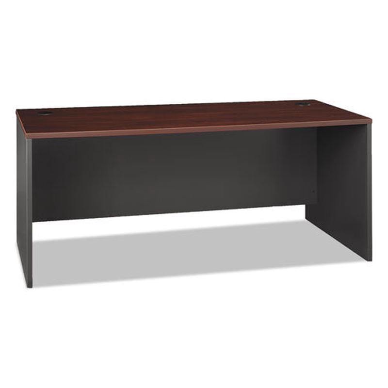 Series C Collection 72w Desk Shell, 71.13w X 29.38d X 29.88h, Hansen Cherry-graphite Gray