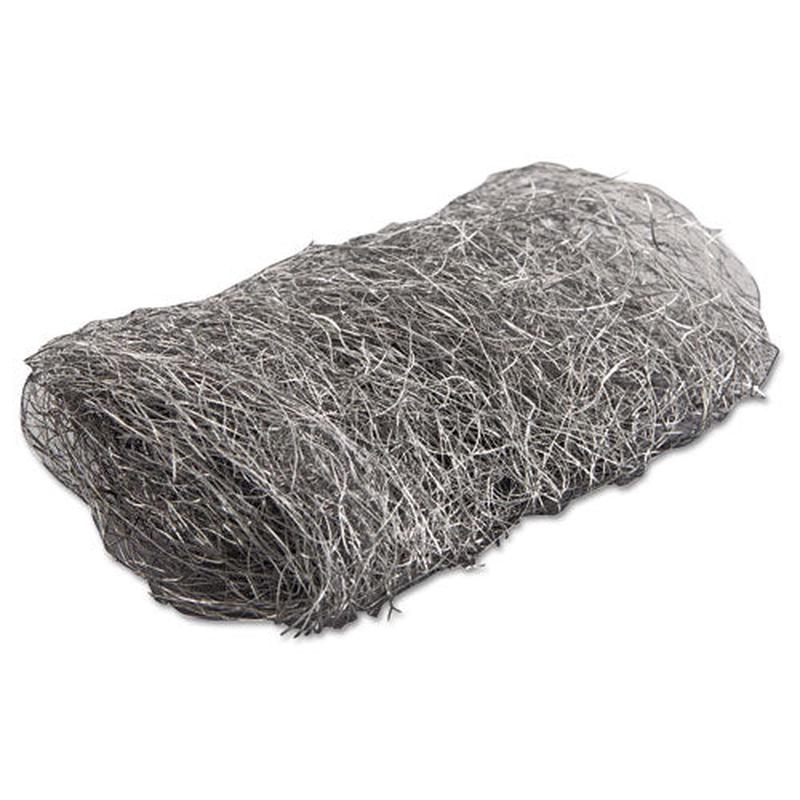 Industrial-quality Steel Wool Hand Pad, #4 Extra Coarse, 16-pack, 192-carton