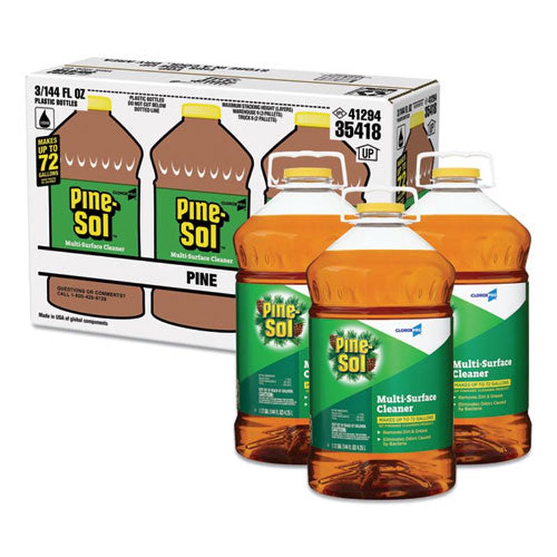 Multi-surface Cleaner Disinfectant, Pine, 144oz Bottle, 3 Bottles-carton