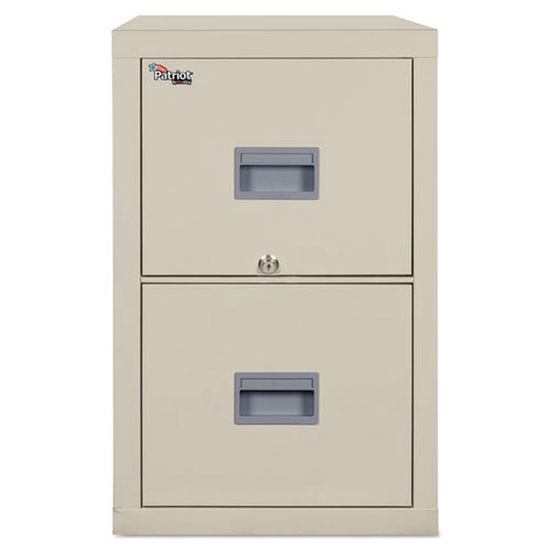 Patriot Insulated Two-drawer Fire File, 17.75w X 25d X 27.75h, Parchment